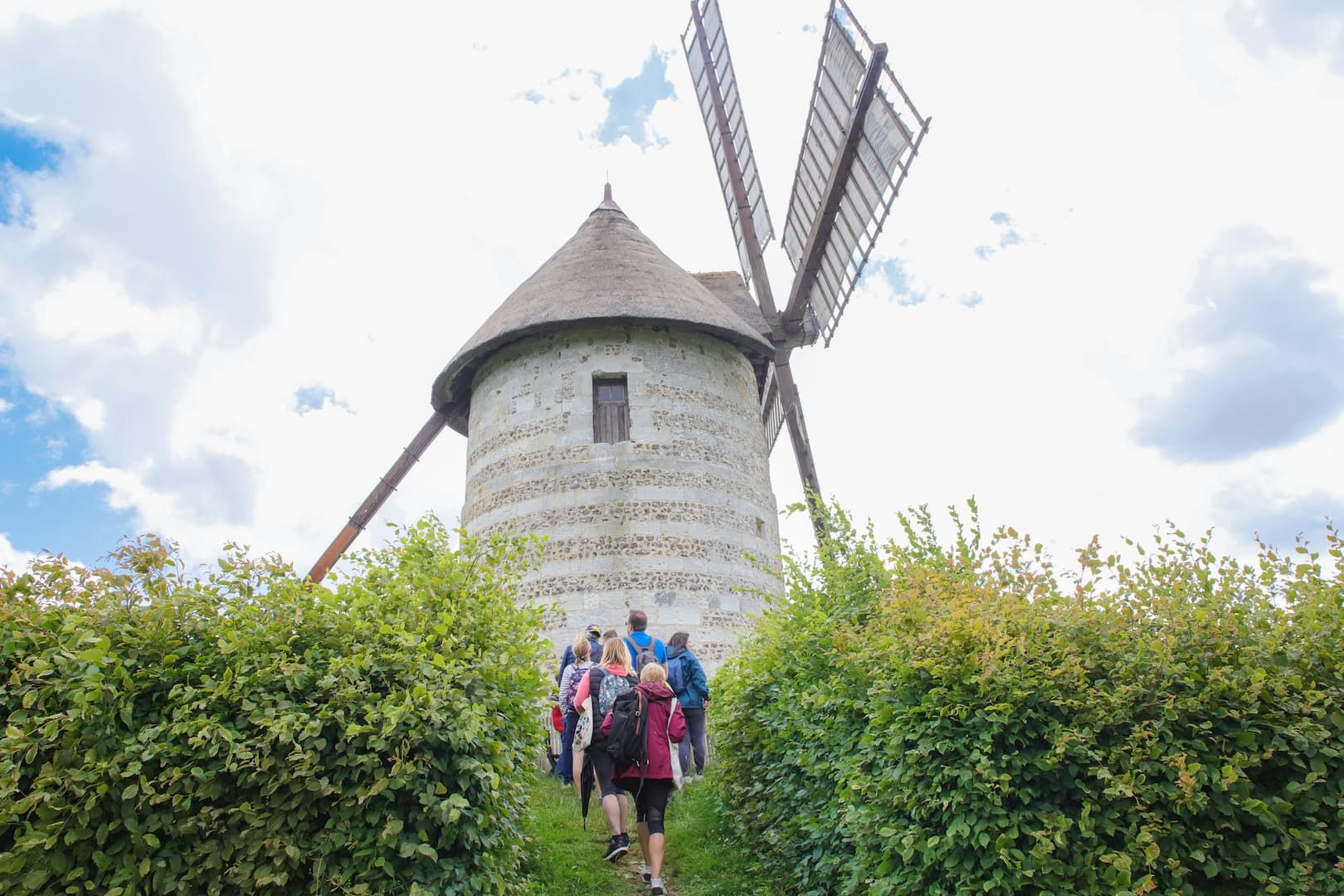 Photographie du Moulin de pierre de Hauville