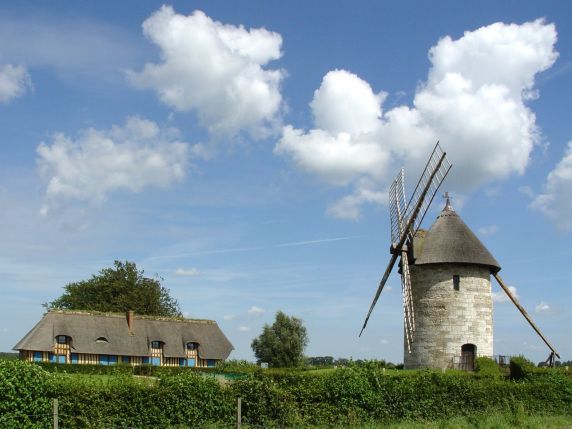 Photographie du moulin de Hauville