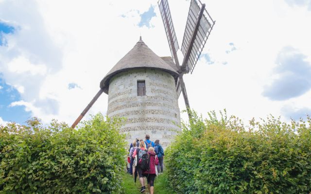 Photographie du Moulin de pierre de Hauville